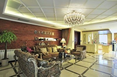 25万装180平简欧风格四居室 影视发烧友奢华设计-家居快讯-武汉搜房装修家居网